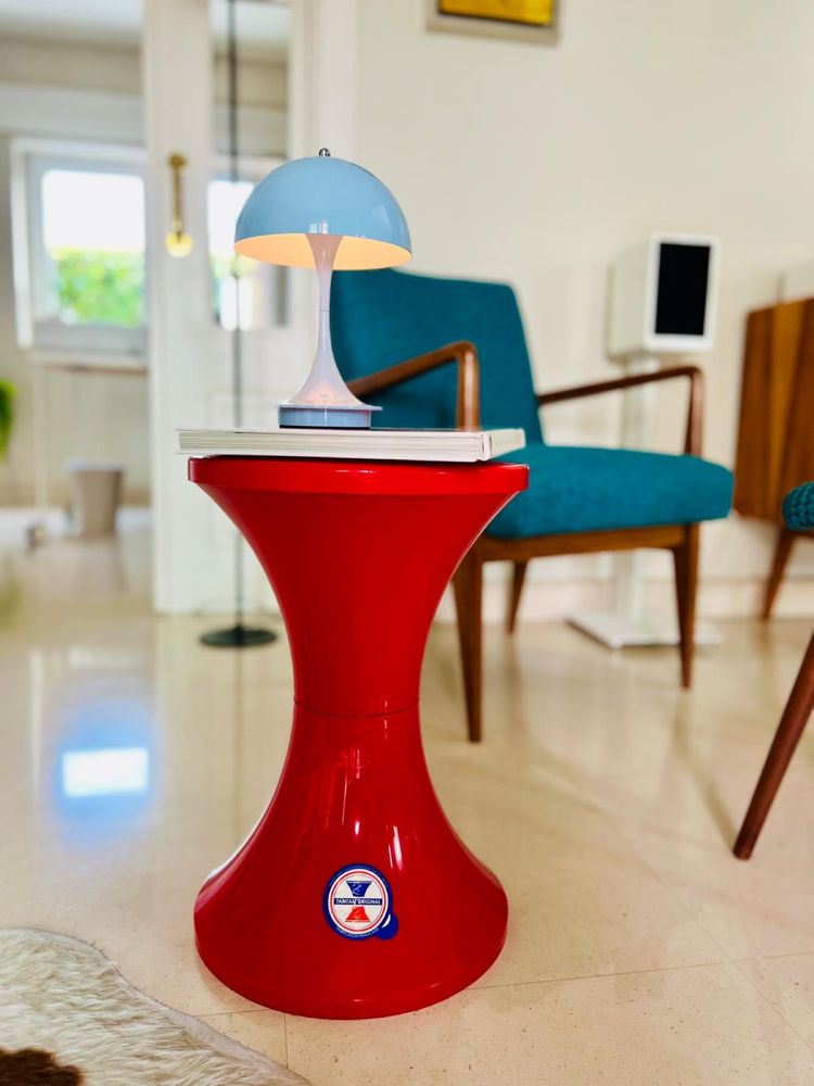 Banco tam tam vermelho - original