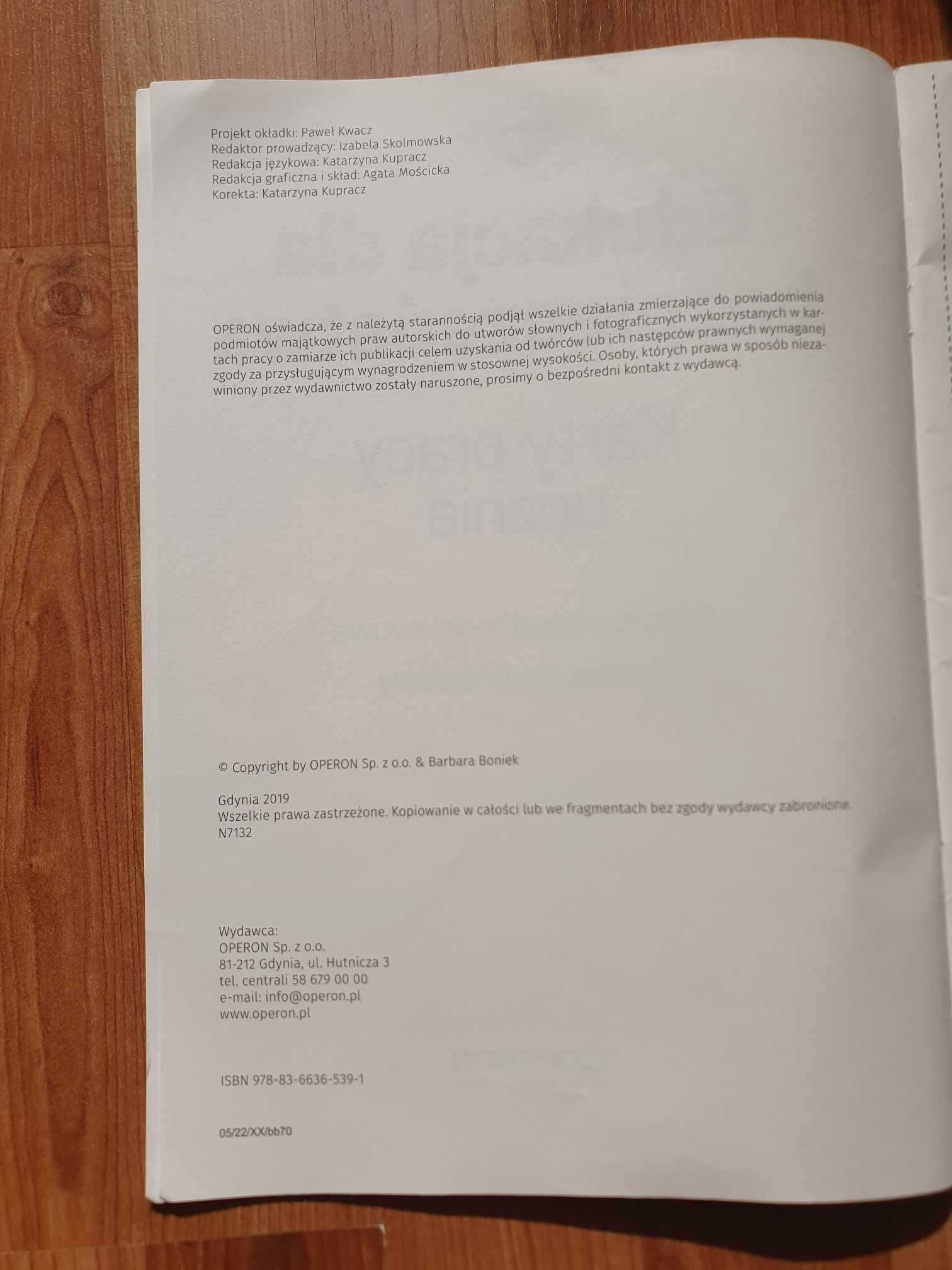 EDB Karty pracy Operon szkoły ponadpodstawowe Podstawa Klasa 1