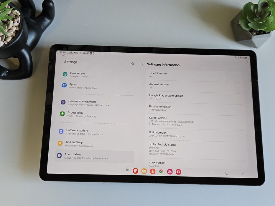 Samsung Galaxy Tab S7 FE 64Gb SM-T738U / Тріщина скла / Гарантія