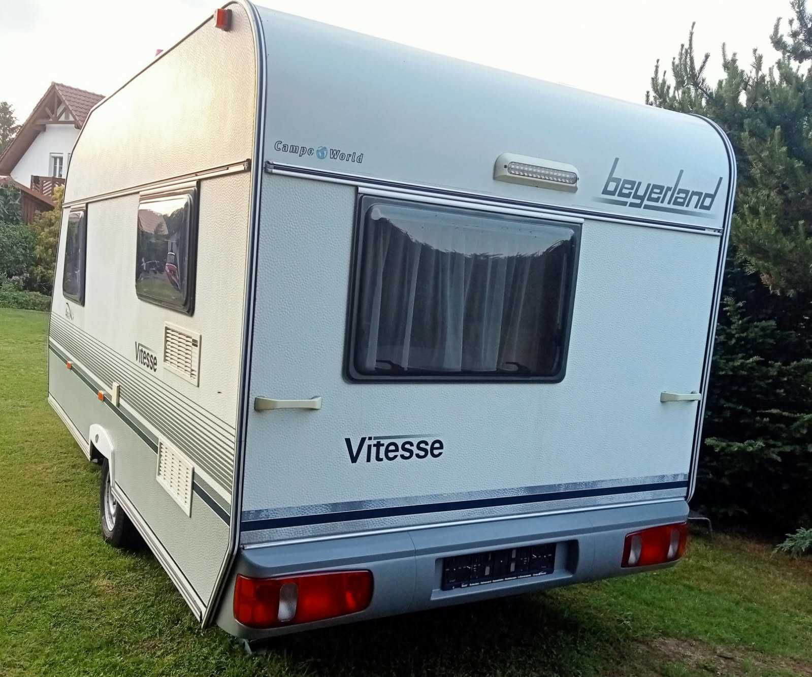 BEYERLAND VITESE 400-2 zadbana przyczepa kempingowa DMC 1000 kg