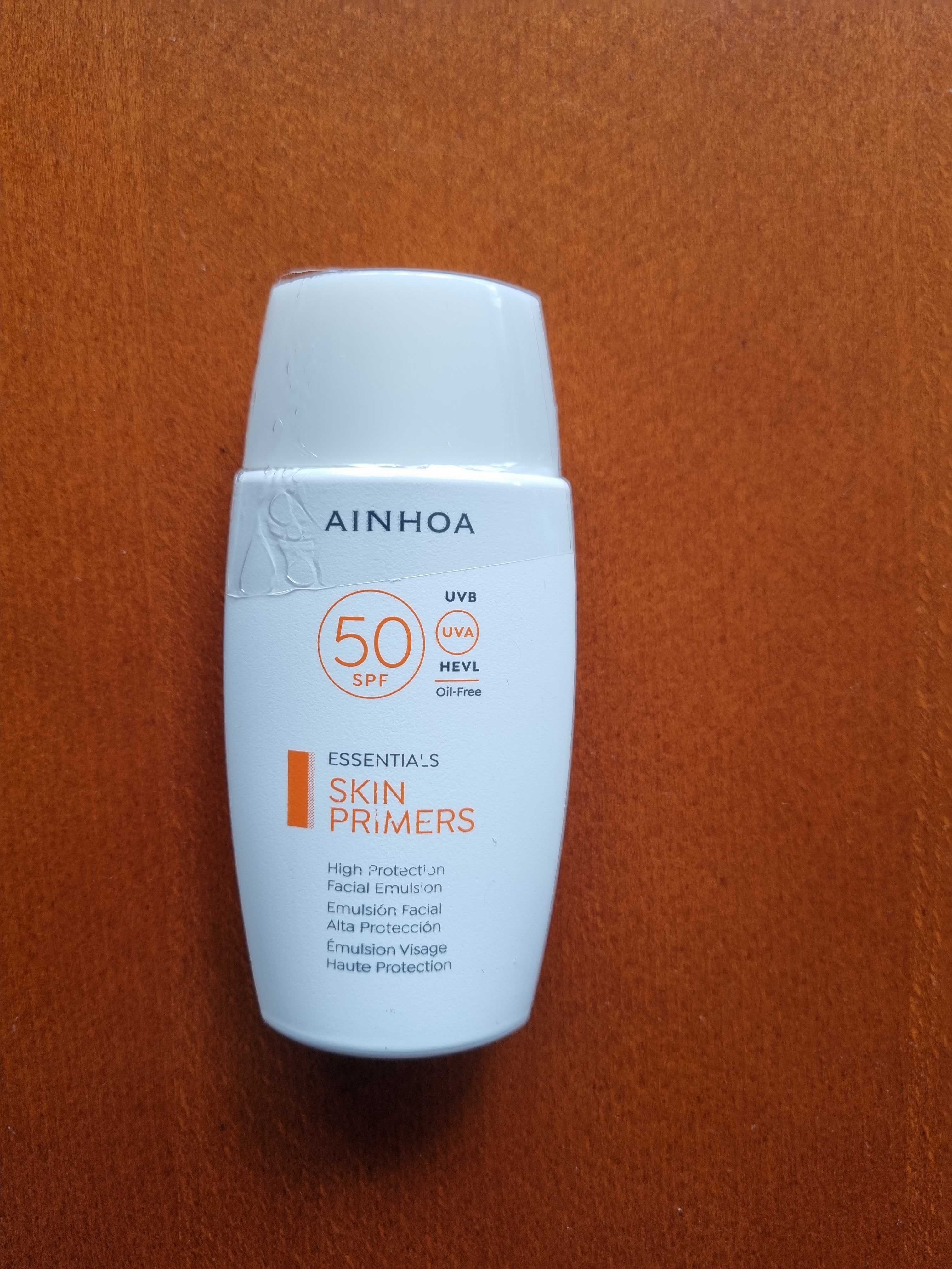 Ainhoa Skin Primers Certyfikowana wysokoochronna emulsja SPF50