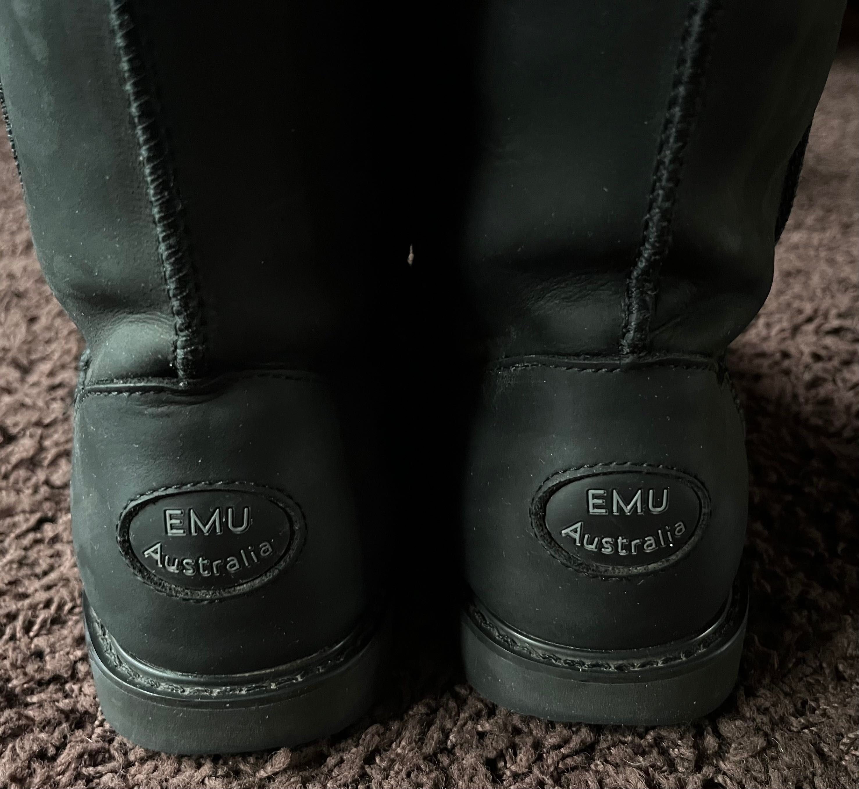 Emu paterson leather skórzane botki kozaki śniegowce 38 39 bdb