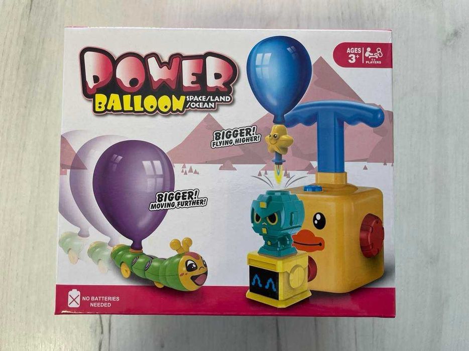 Pojazd z napędem balonowym duży DUCK wyrzutnia balonów