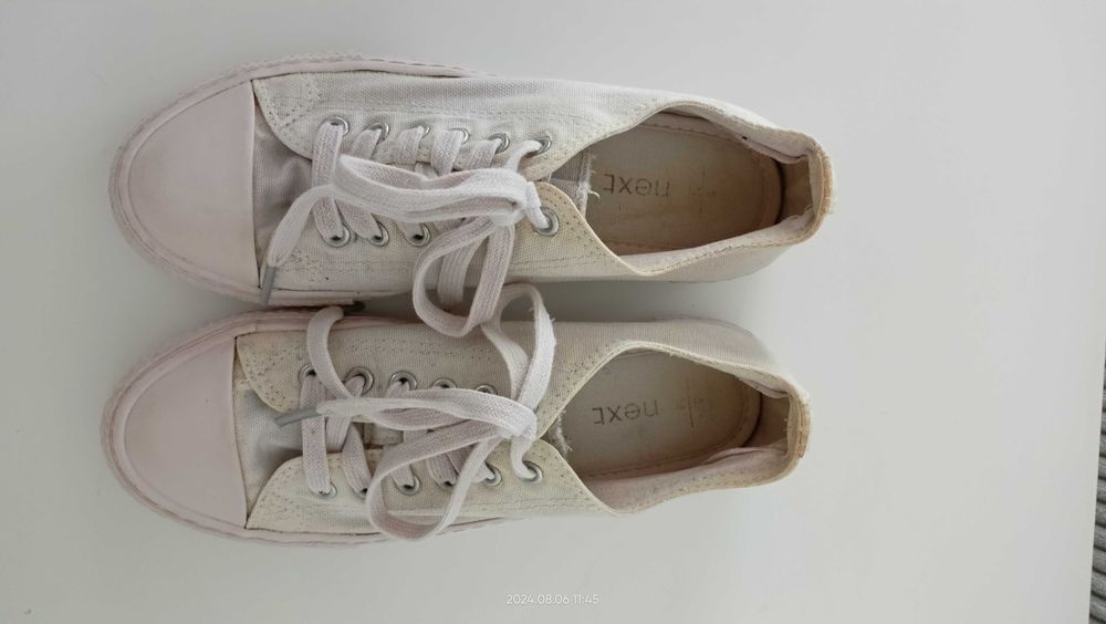 NEXT oryginalne trampki bawełna 38 Lublin  Wyprzedaż 1zł wys