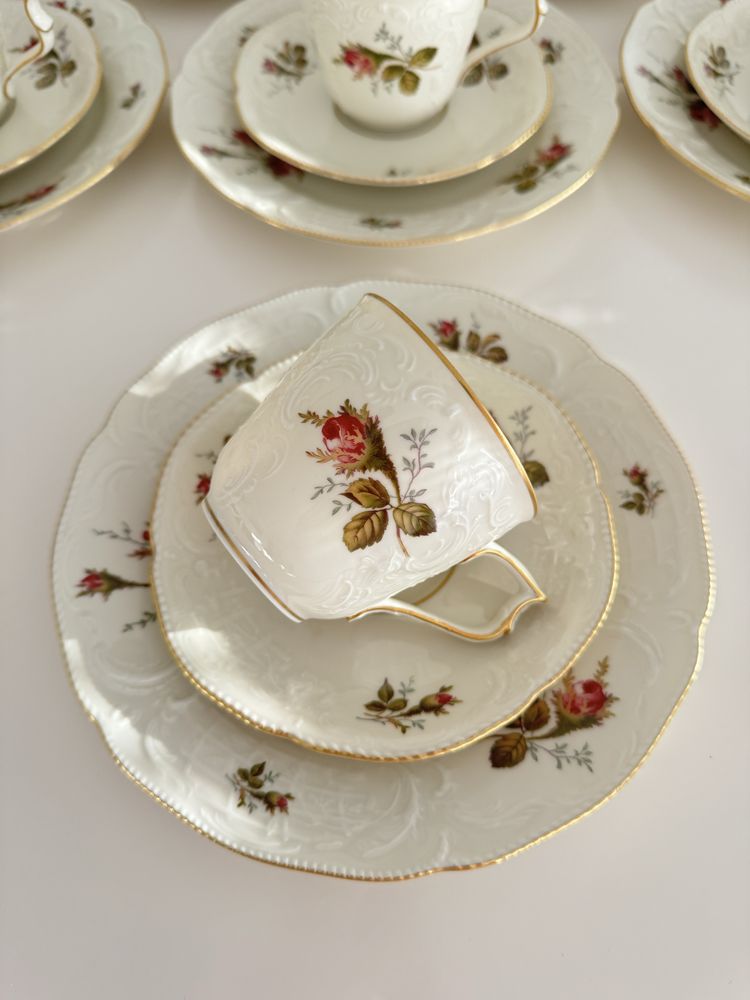 Filiżanka zestaw śniadaniowy Rosenthal Sanssouci Ramona Ecru