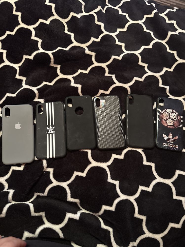 Etui Iphone X/XS 6 wzorow w zestawie