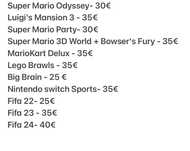 Jogos da nintendo switch