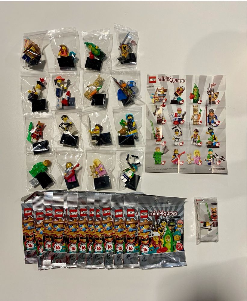 Lego minifiguras series 19 e 20