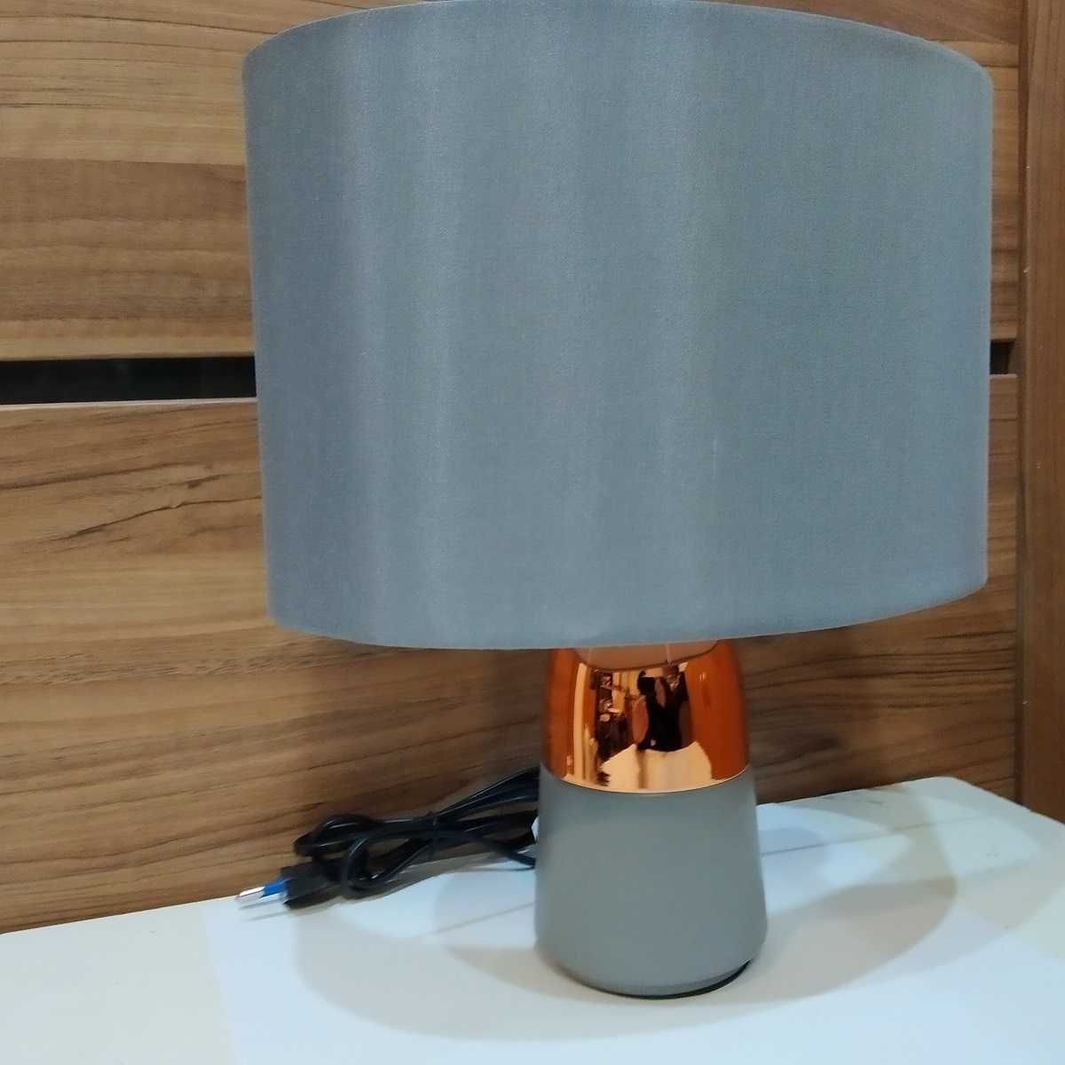 #0140 Lampka Dotykowa Nocna Argos Brass Gray E14 33,5 cm Opis!!