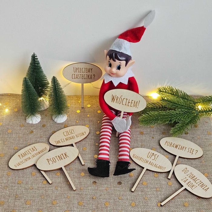 Łóżko sofa dla Elfa Psotnika zabawa adwentowa Święta Elf on the shelf