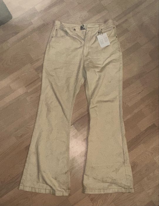 rick owens flared bootcut jeans oversize swag archive drip