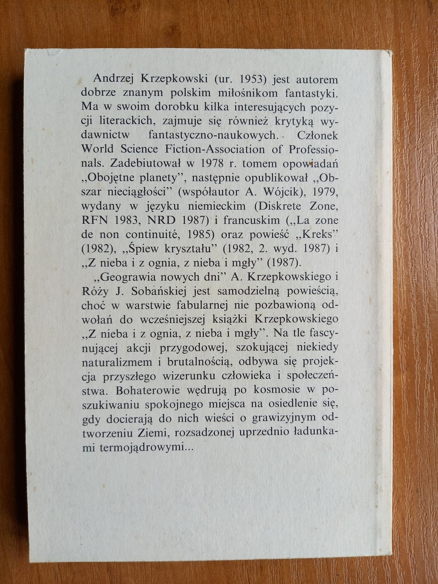 Geograwia nowych dni - SciFi / Fantasy - A. Krzepkowski, R.J. Sobańska