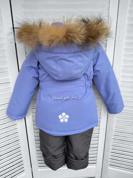 Зимовий термо комплект комбінезон для дівчинки lassye 104/110