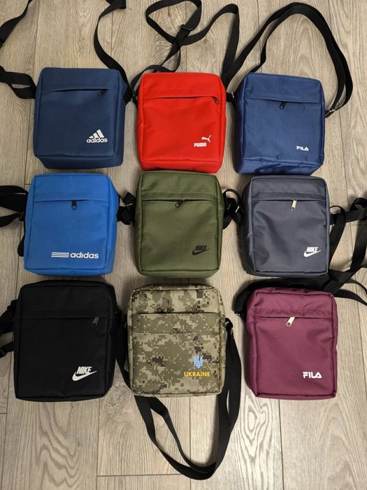 Барсетки,бананки, месенджеры сумка через плече Nike Adidas PumaNike