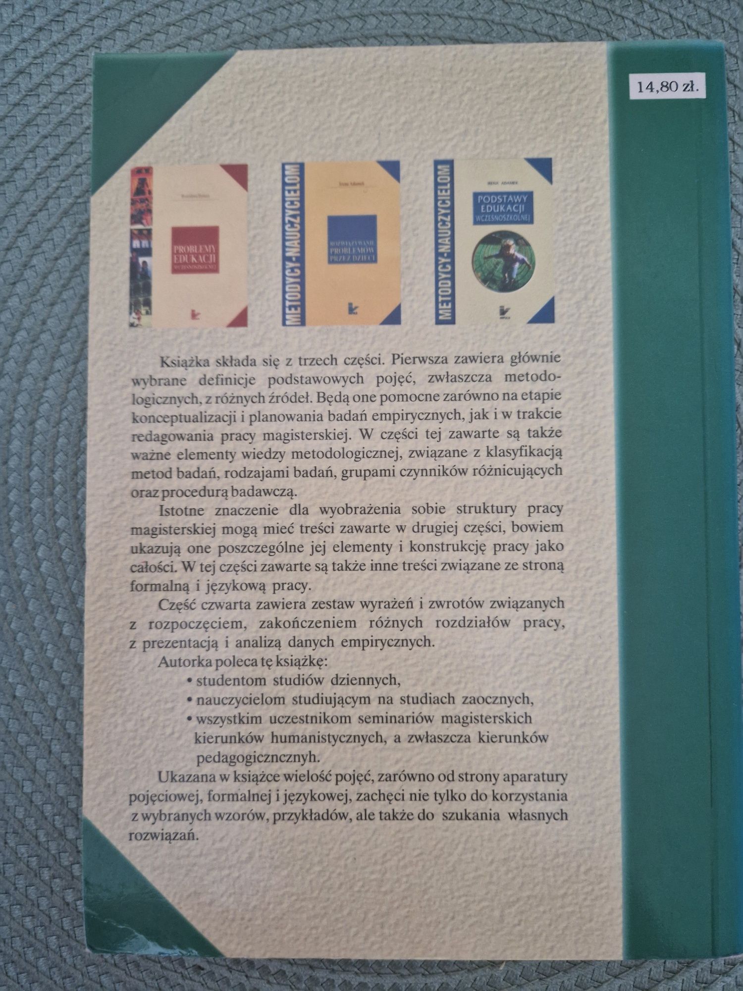Jak pisać pracę magisterską Maria Węglińska