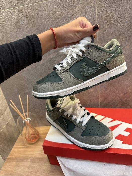 Nike Dunk Low Green Crocodile — оригінал, нові!