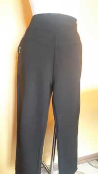 Spodnie damskie z elastanem czarne rozmiar 50-52-54