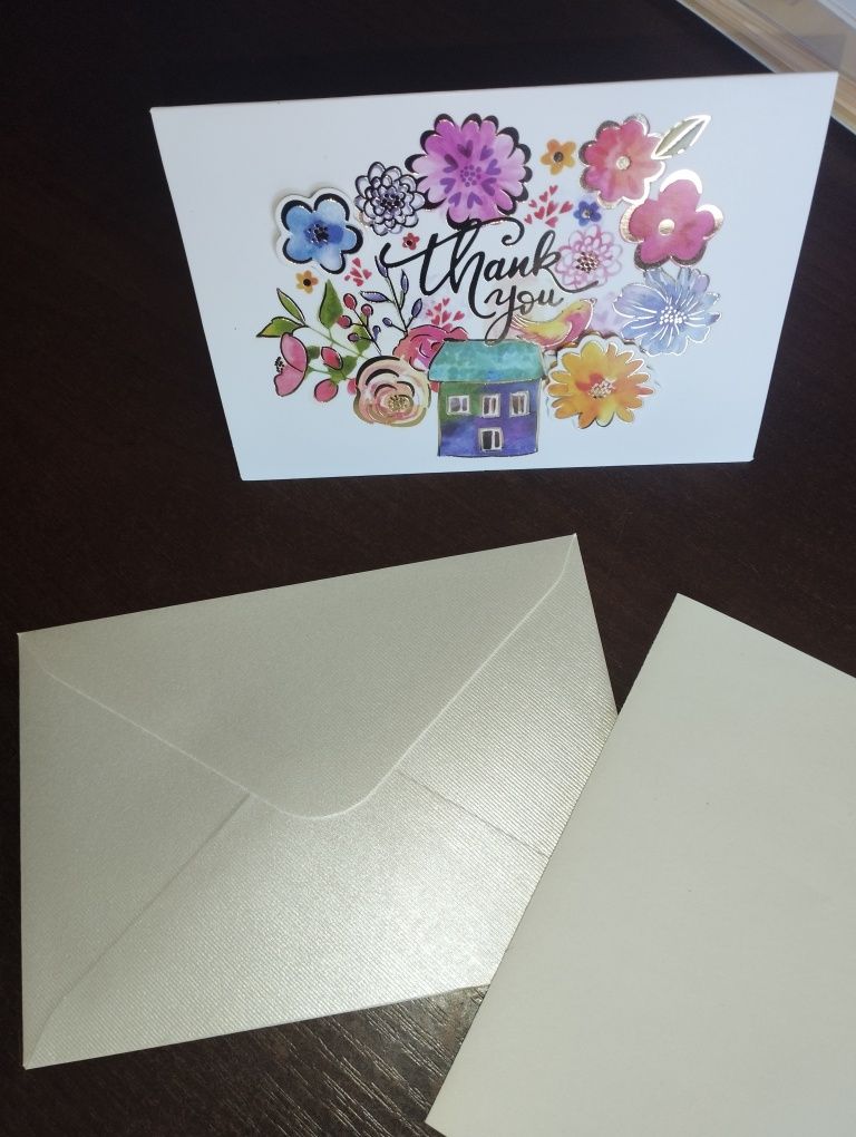 Листівка конверт, открытка, подарок вітальна.
