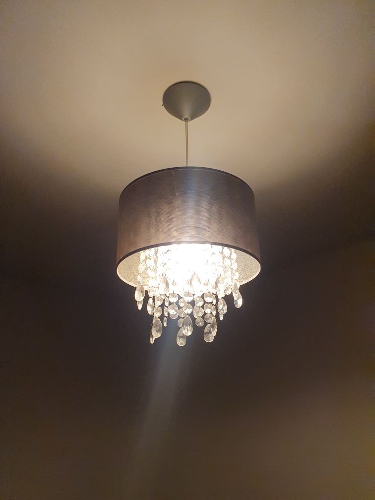 Żyrandol lampa abażur