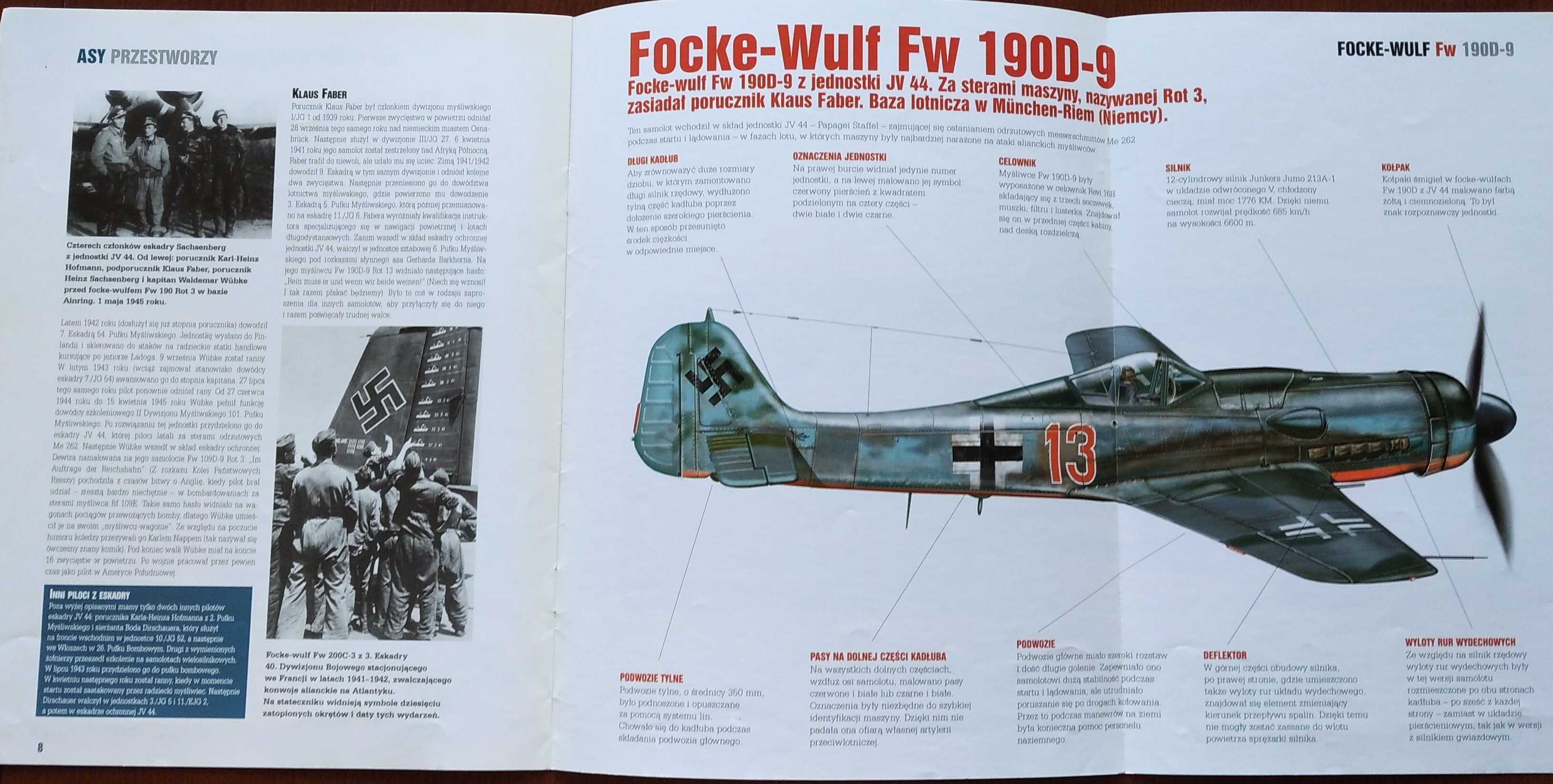 Model samolotu Focke -Wulf FW 190 D-9