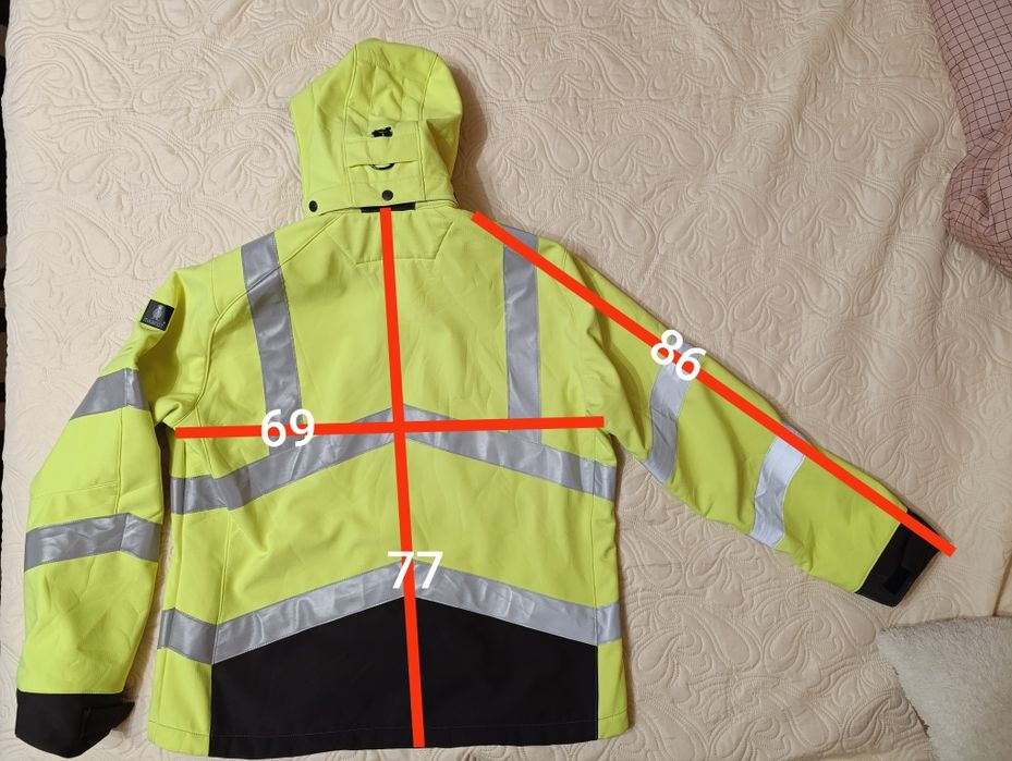 Рабочая  Зимняя куртка Softshell MASCOT SAFE SUPREME 2XL-3XL strauss