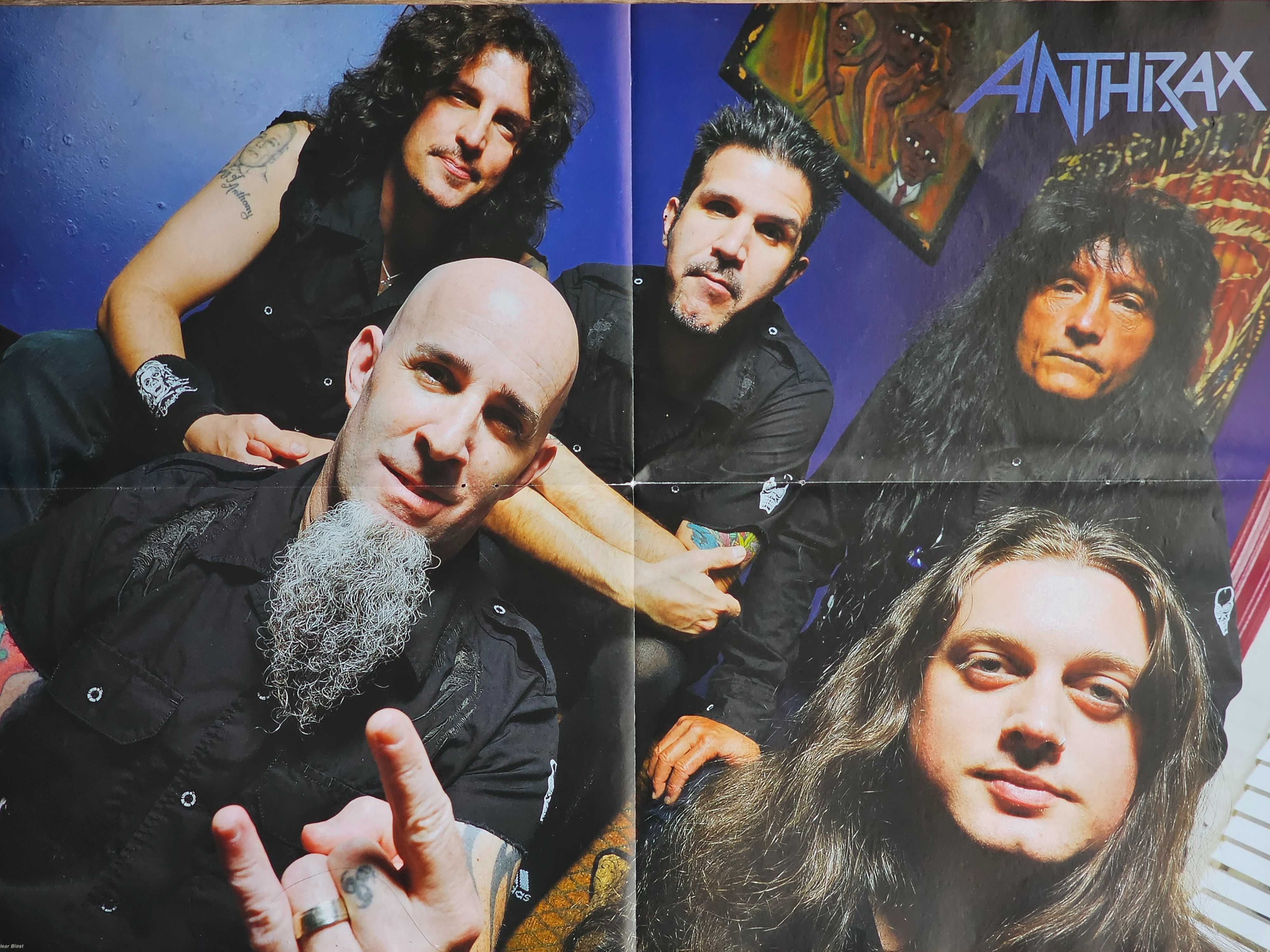 Plakat ANTHRAX z 2016 r. - Format A2 (ok. 55 x 40 cm) - NOWY!