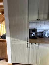 Szafa na lodówkę METOD, biały, 2 drzwi Stensund beżowy, 60x60x220 IKEA