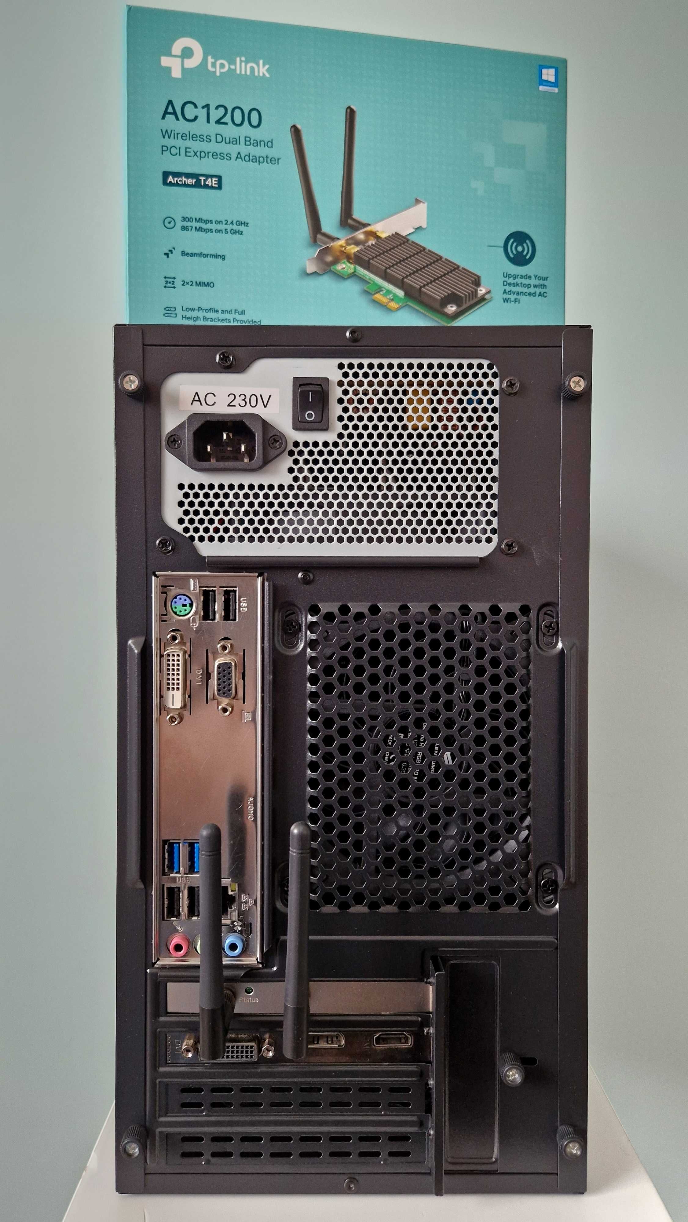 Mini Komputer WiFi CPU 9100f GPU 1050ti SSD 500GB RAM 16GB