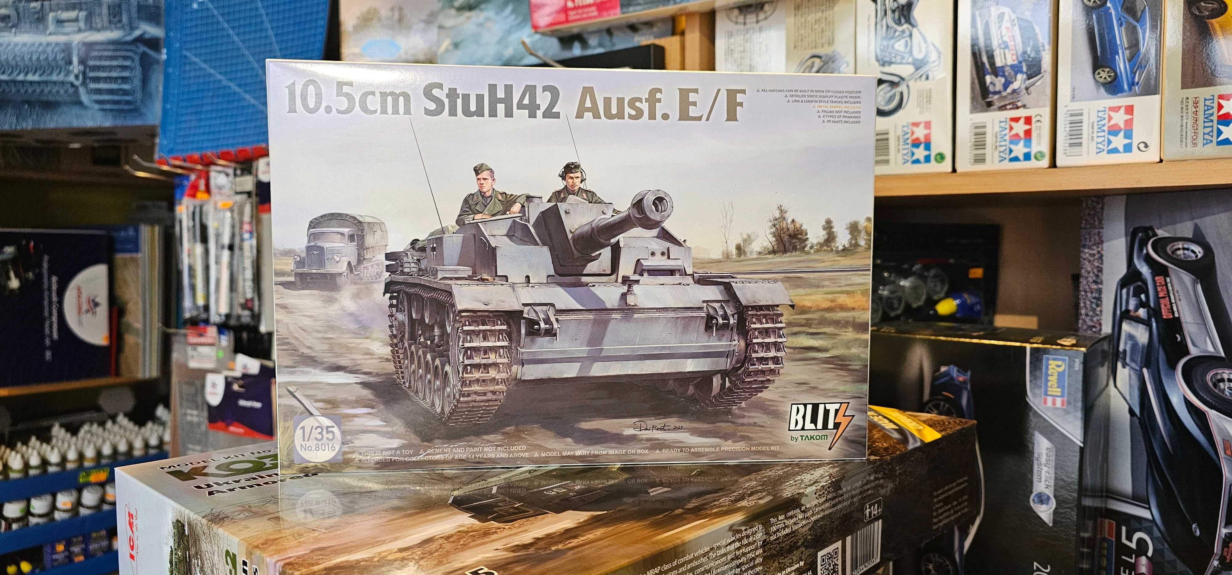 Takom 8016 10.5cm StuH42 Ausf.E/F sklep modelarski Planeta Płock