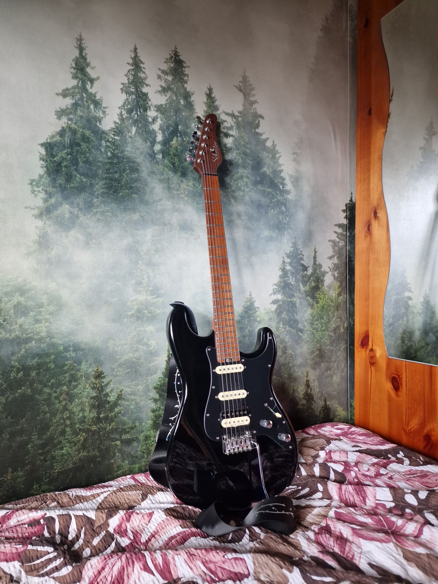 Schecter Nick Johnston HSS + futerał Seymour Duncan TB-4 (czytaj opis)