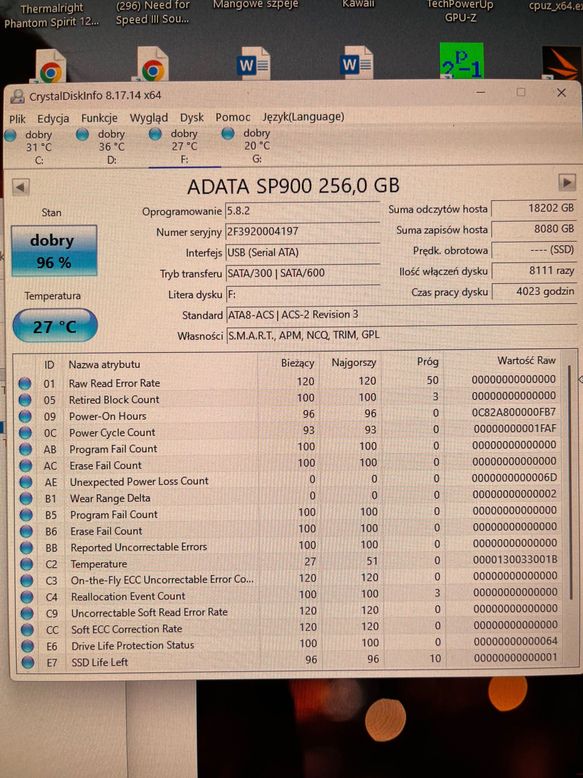 Dysk SSD 256GB A-Data SP900, MLC, 2.5” SATA