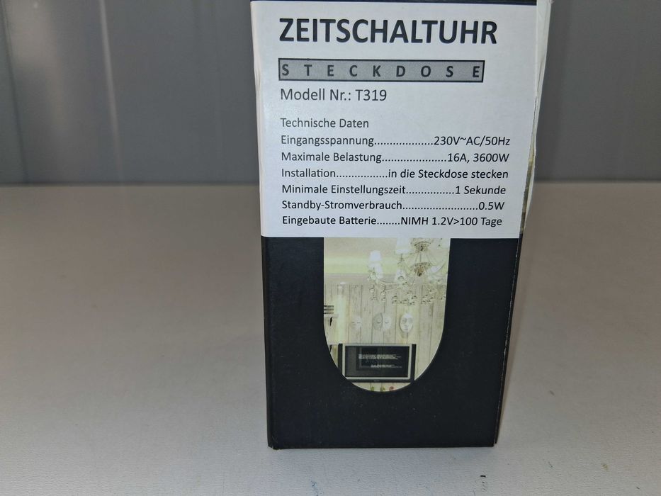 L039 Cyfrowy Programator Czasowy Zegar Tygodniowy Gniazdko