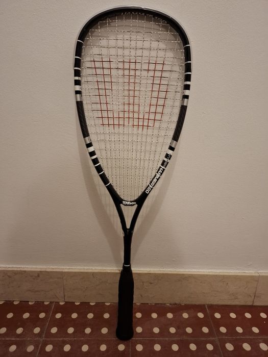 Raquete squash e saco de transporte Wilson