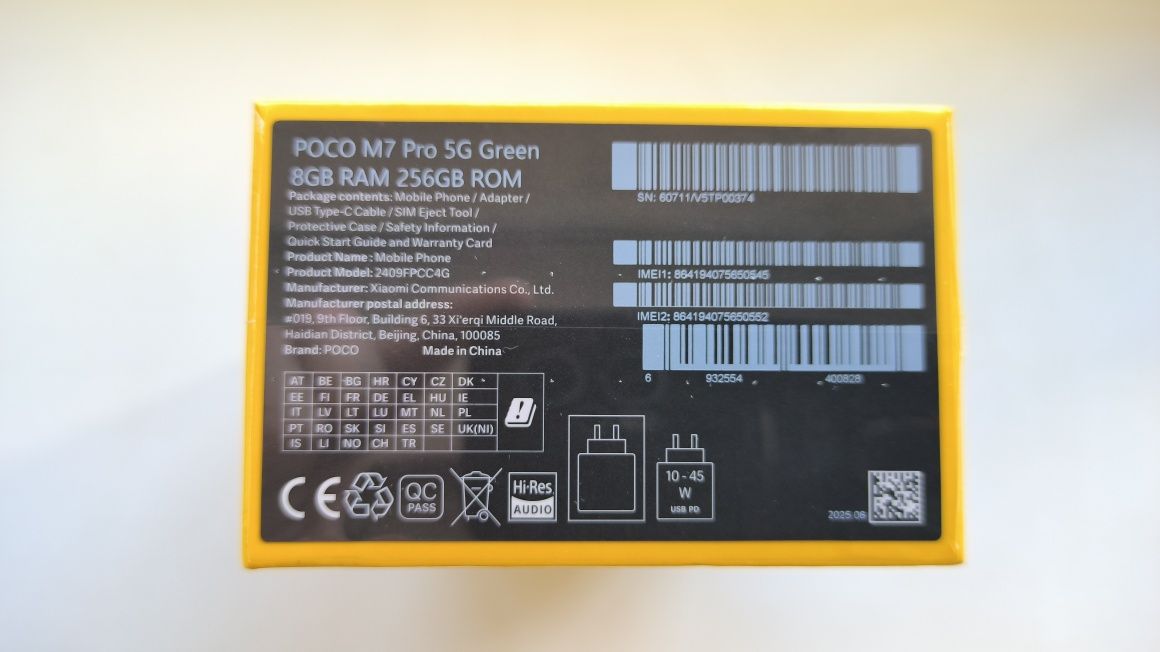 Poco M7 PRO 8*256 колір Green Global Version New