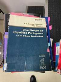 livro constituicao da republica portuguesa- coimbra editora