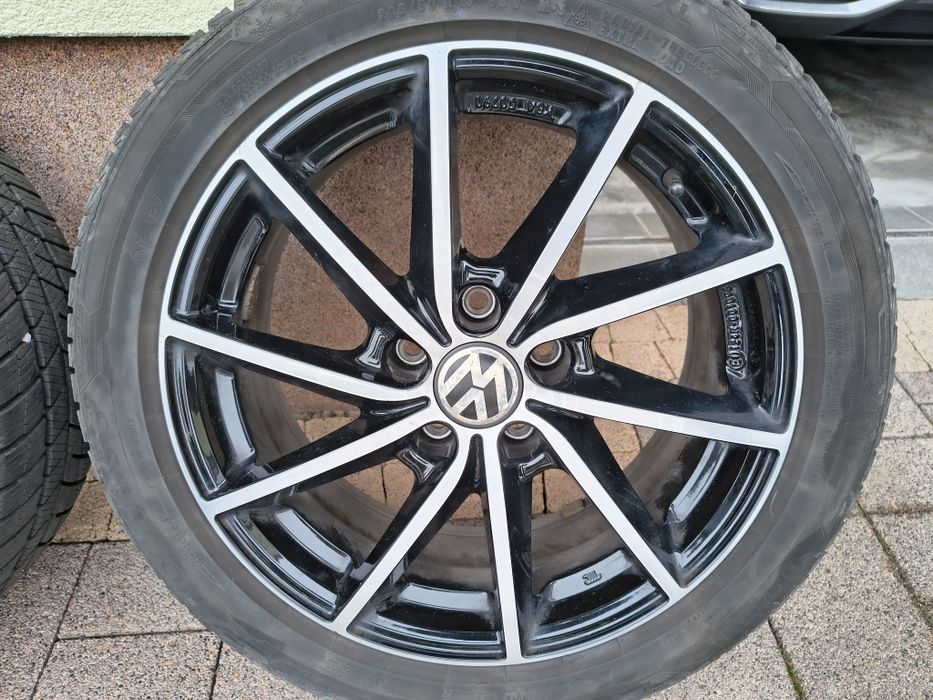 Koła 17" 5x112 + opony zimowe Barum Polaris 5