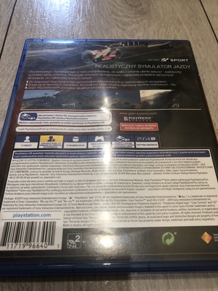 Gran Turismo Sport GT PS4