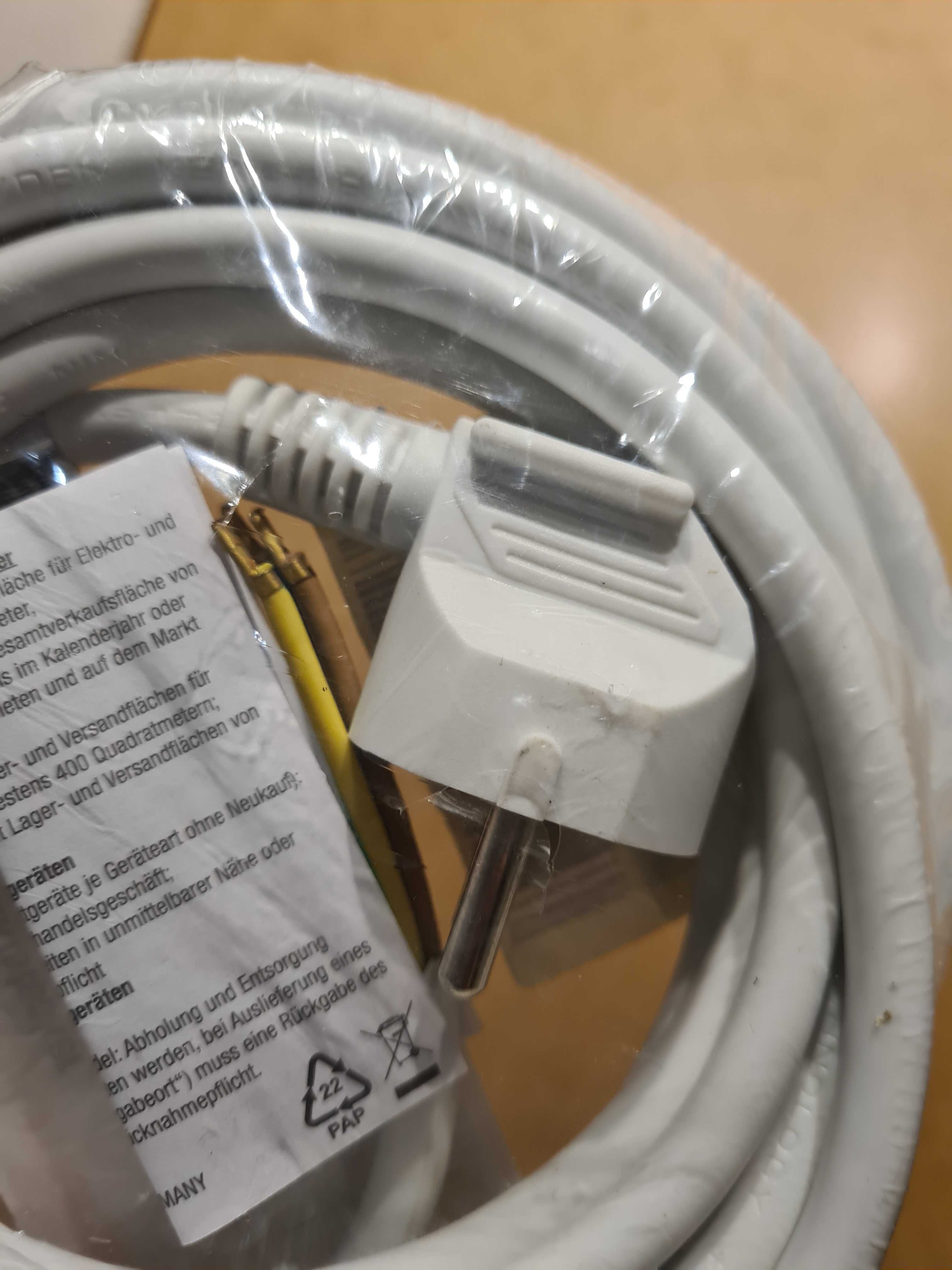 kabel zasilający ze stykiem ochronnym meister 3m