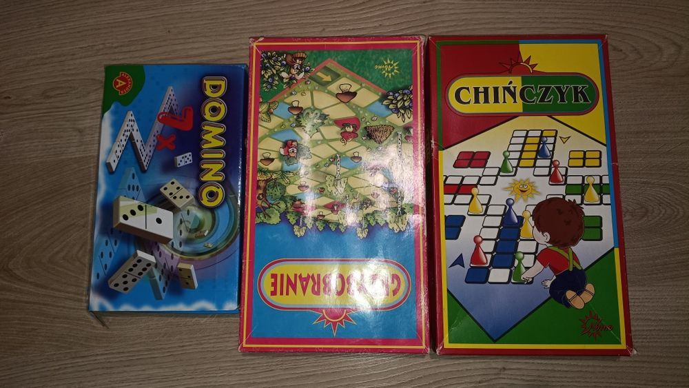 Zestaw gier planszowych dla dzieci
