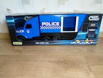 OKAZJA Magic truck policja ciężarówka naczepa zestaw XL