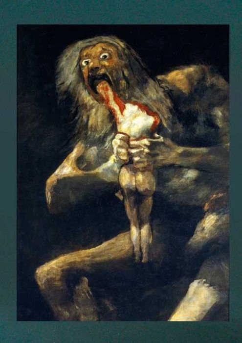Plakat - Francisco Goya: Saturn Pożerający Własne Dzieci