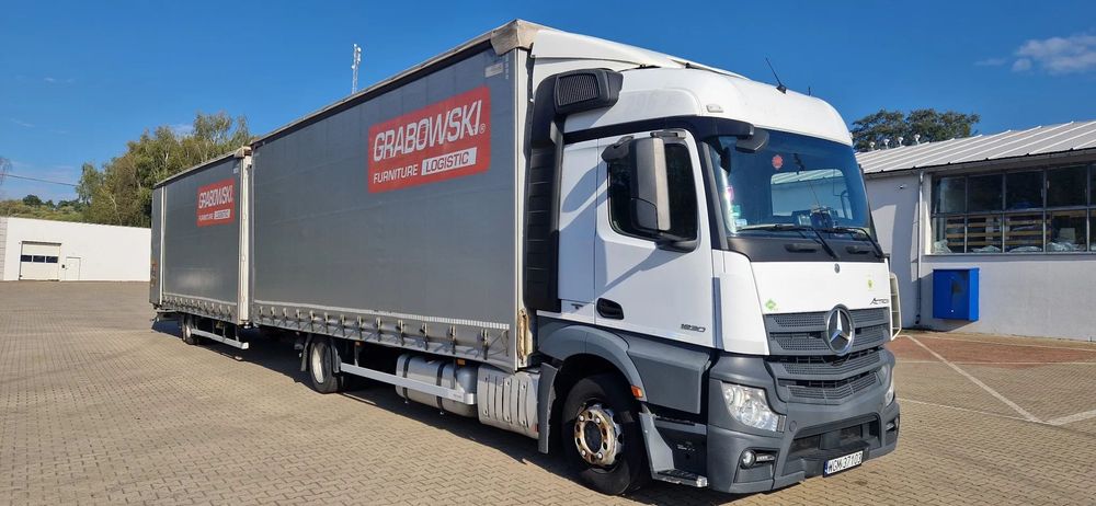 Mercedes-Benz Actros 1830  120 m3 zestaw, niski przebieg, pierwszy właściciel