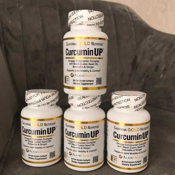 CurcuminUP Комплекс куркумин и омега 3, куркума, США, 30 капсул
