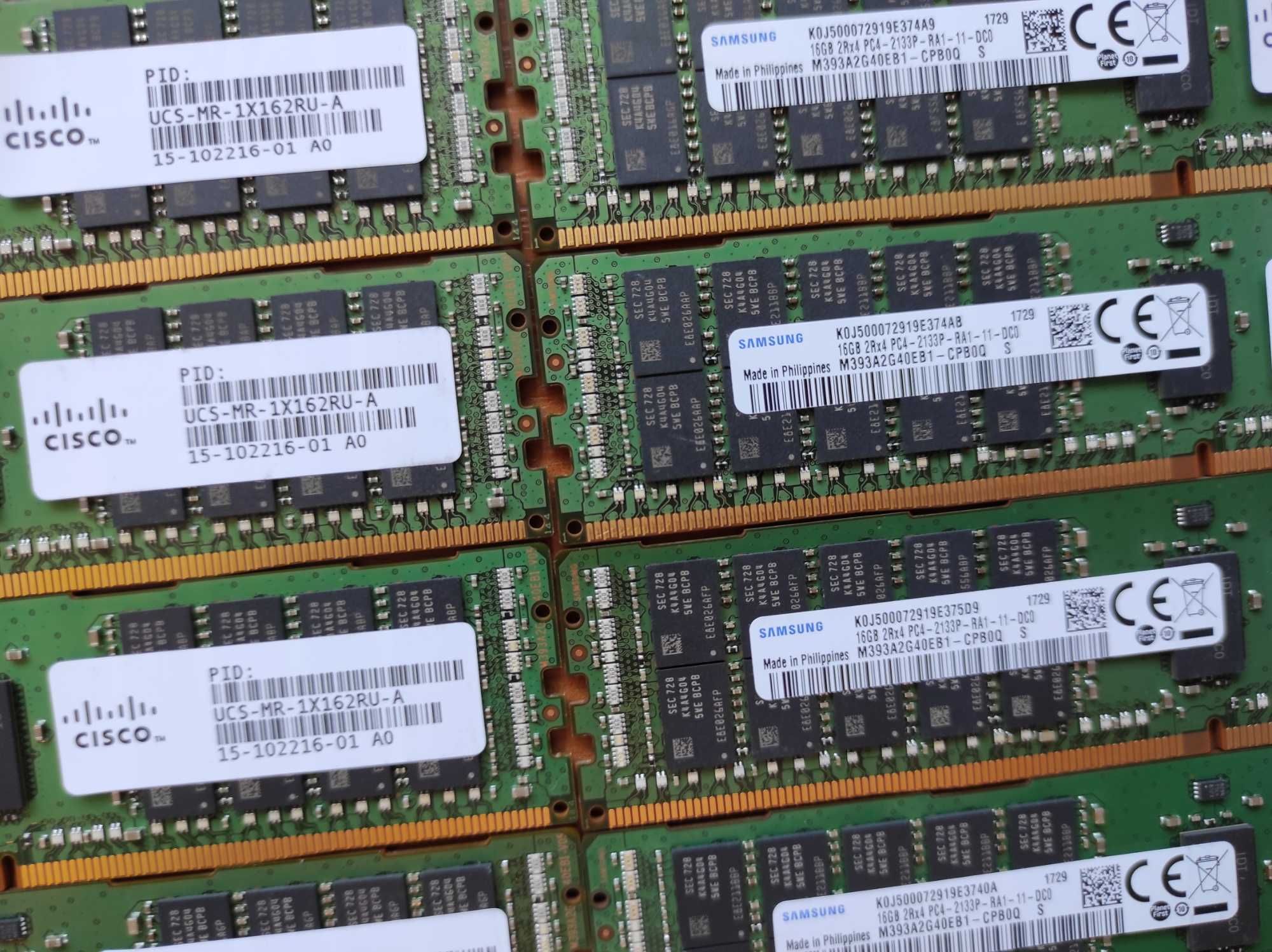 Samsung 16GB ECC DDR4 2133 PC4-17000R Reg серверная