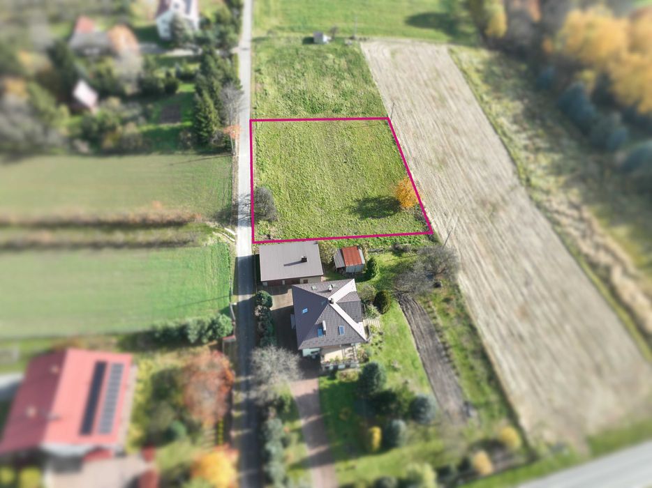 Działka 16,5 ara Grębynice