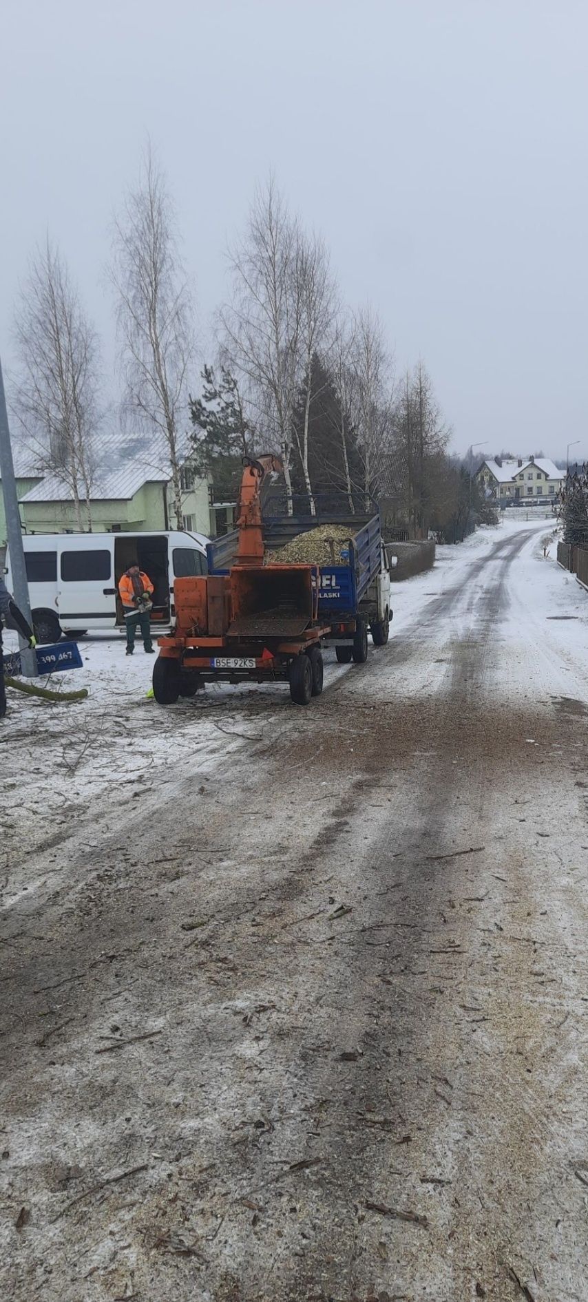 Rębak  Jensen do gałęzi
