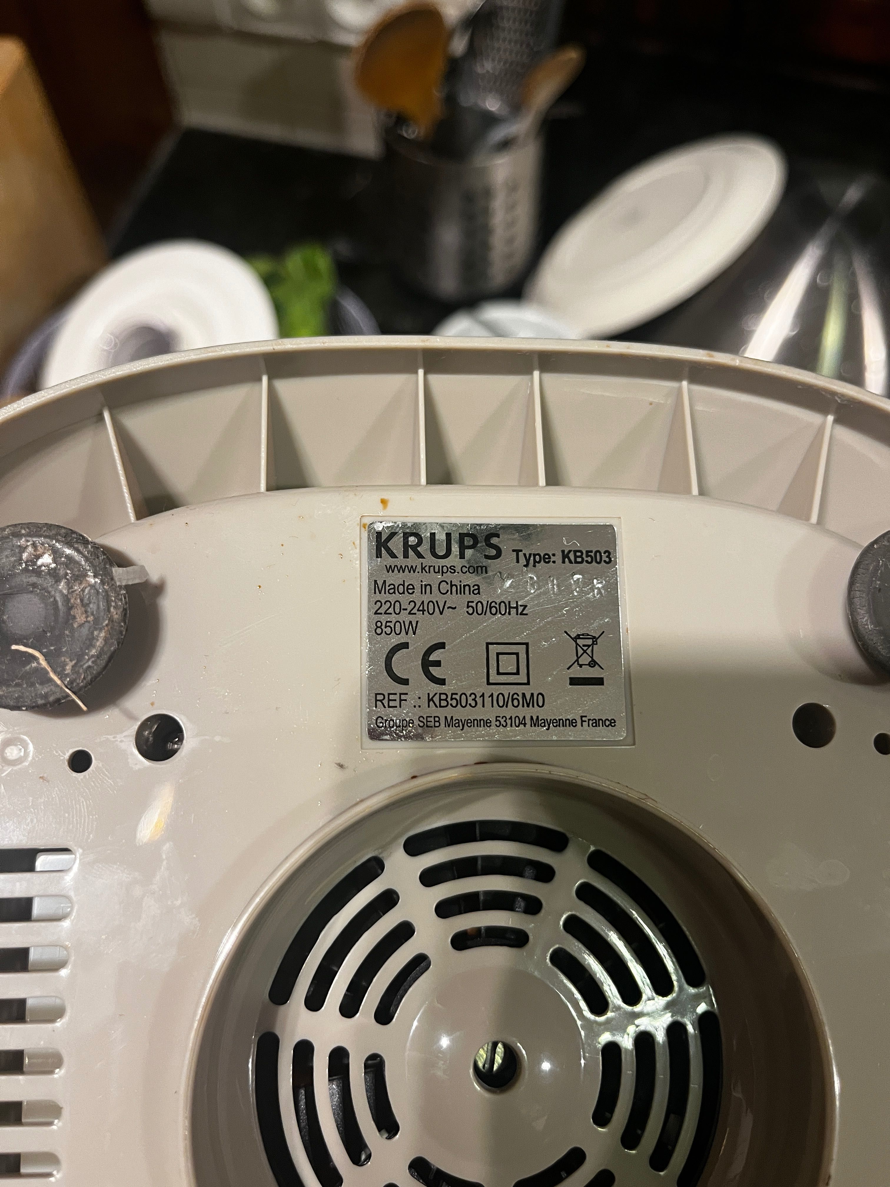 Krups blender, blender kielichowy, brak szklanego kielicha