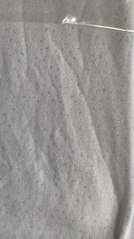 Zestaw 2 par rajstop z mikrofibry białe brokat gwiazdki Nowe