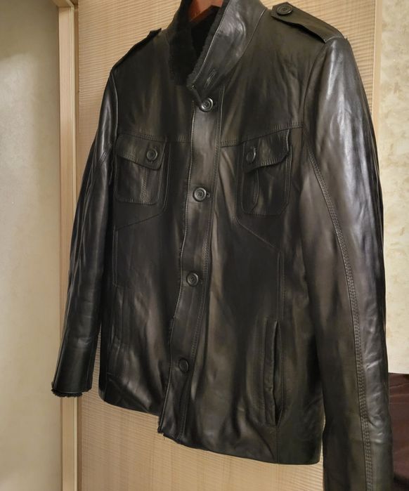 Кожаная куртка,овчина