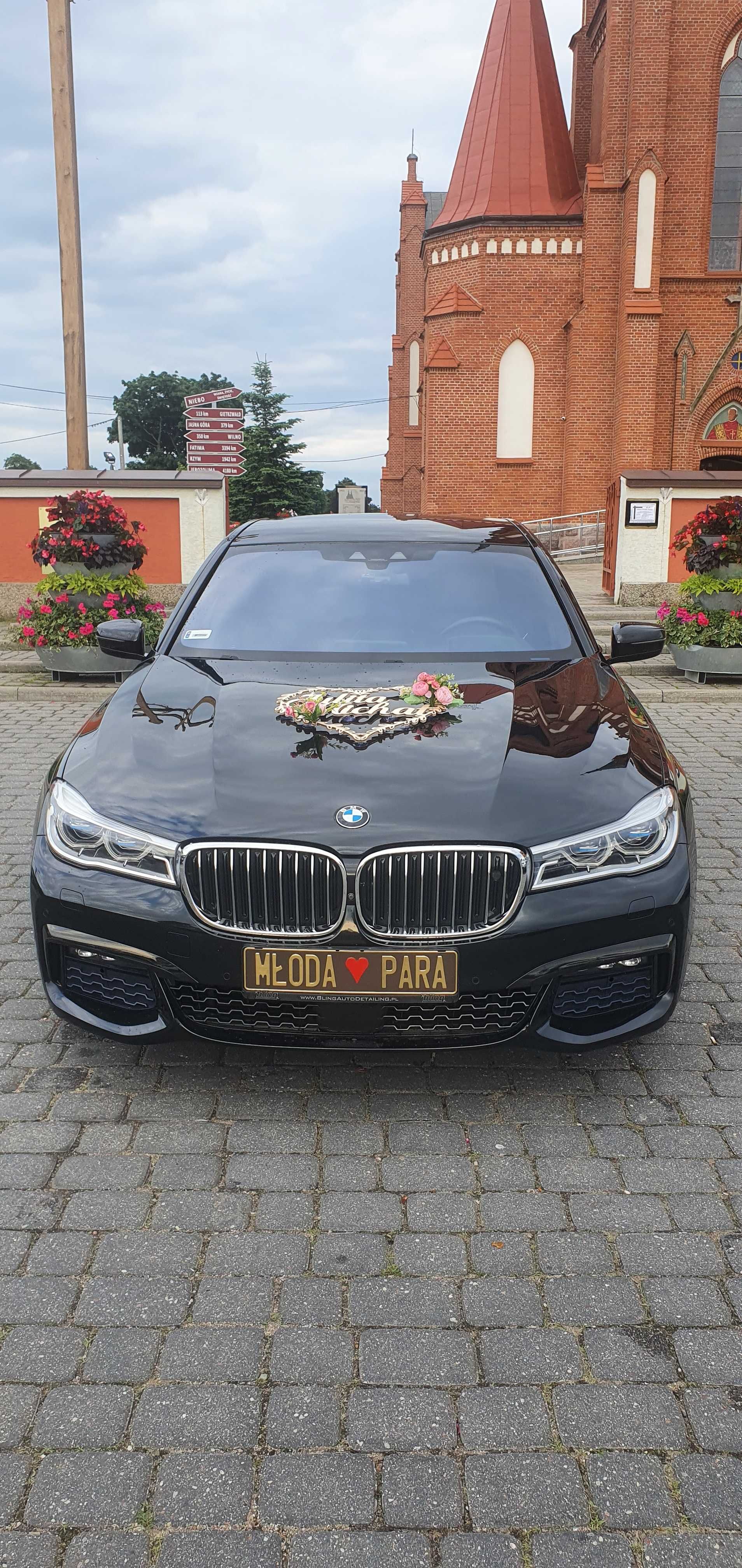 BMW seria 7 - auto do wynajęcia na ślub